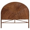 bali & pari Queen Seana Rattan Standalone Headboard Dark Brown: No Assembly, MDF Frame, Spot Clean - 2 of 4