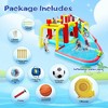 Inflatable Water Slide with Blower, Water Park Bounce House with Slide, Pool, Climbing Wall, Basketball, Soccer for Kids and Adults Backyard - 3 of 4
