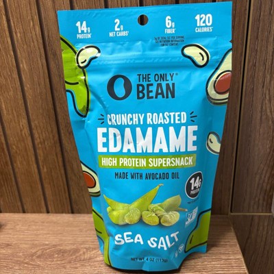 The Only Bean Crunchy Roasted Edamame Bean Snack Healthy High Protein