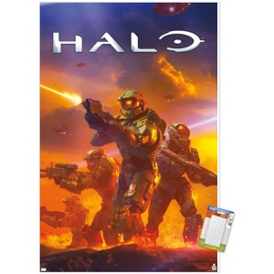 Trends International Halo - Master Chief Battle Unframed Wall Poster Prints - 1 of 4