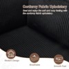 Karl Home Modern Corduroy Barrel Accent Chair For Living Room Bedroom - 3 of 4