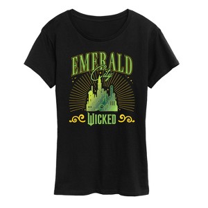 Women's - Wicked - Emerald City Short Sleeve Graphic T-Shirt - 1 of 4