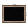 Amanti Art Florentine Gold Wood Framed Corkboard, Black Cork - 4 of 4