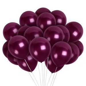 Treasures Gifted Pearlescent Plum Purple Balloons - 12 Inch Latex Balloons - 72 Pack - 1 of 1