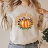 Simply Sage Market Women's Graphic Sweatshirt Pumpkin Season Checkered - 2 of 4