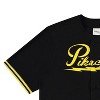 Mens Pokemon Pikachu Baseball Jersey - Mens Pikachu Charizard Pokeball Mesh Button Down Baseball Jersey - Pokemon Fashion Shirt - 3 of 4