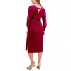 Taylor Womens Velvet Tie Waist Maxi Dress - 2 of 2