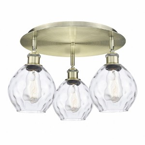 Waverly - 3 Light Flush Mount In Industrial Style-9 Inches Tall and 17.75 Inches Wide - 1 of 1