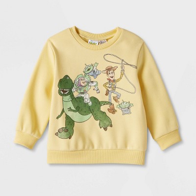 Toddler Boys' Toy Story Printed Pullover Sweatshirt - Yellow 18M