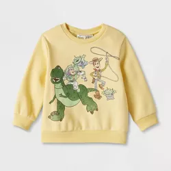 Toddler Boys' Toy Story Printed Pullover Sweatshirt - Yellow