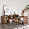 80" Modular TV Stand,2 Piece Adjustable Media Console with Open Storage Shelves,L-Shaped Bookshelf for Living Room-Baofuwish - 2 of 4