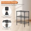 MAYEERTY 3-Tier Storage Shelf - Adjustable Metal Wire Racks, Heavy Duty Organizer for Kitchen, Closet, Pantry, Garage, Bathroom, Laundry. - 2 of 4