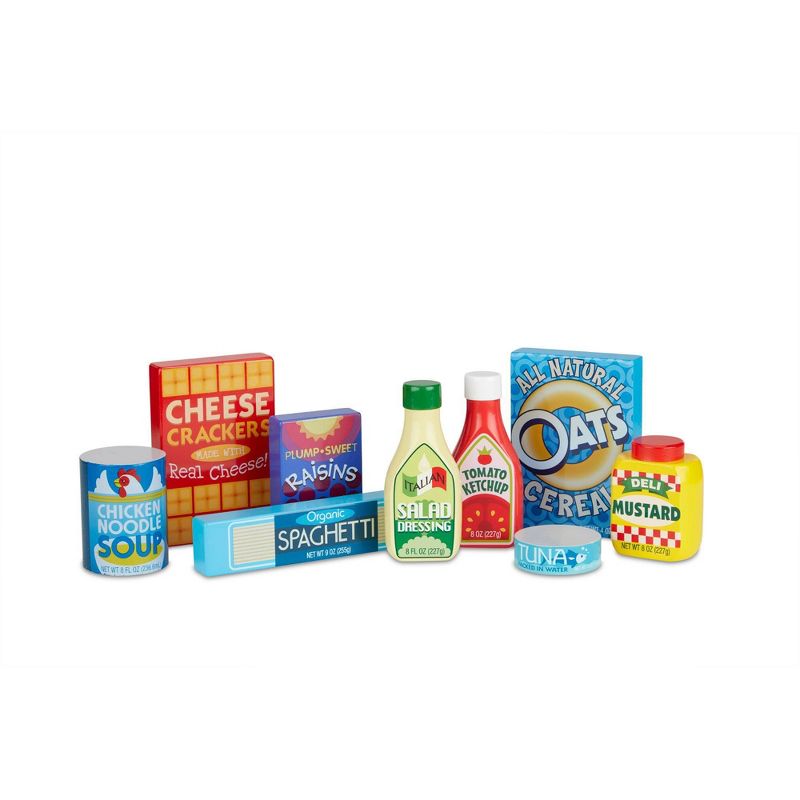 Melissa &#38; Doug Wooden Pantry Products Play Food Set (9pc), 5 of 12