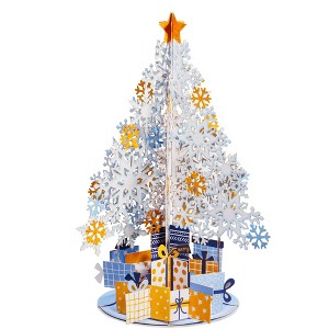 Paper Love Keepsake Magical Tree Pop Up Christmas Card - 10" x 7" Card - 1 of 4