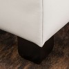 CAVINAS Rectangular Polyester Storage Ottoman Bench with Tufted Top,Upholstered Storage Ottoman,Storage Benches for Living Room,Bedroom - 3 of 4