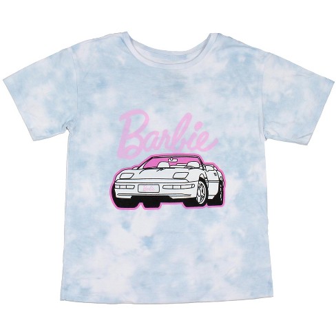 Seven Times Six Mattel Girl's Barbie Convertible Tie-Dye Kids Short Sleeve T-Shirt Multicoloured - image 1 of 4