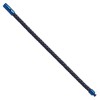 Chisel Stainless Steel Polished Blue IP-plated and Navy Blue Leather 8.25" Bracelet - 2 of 4
