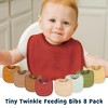 Tiny Twinkle Baby/Infant Waterproof and Absorbent Feeding Bibs (8-Pack) - 4 of 4