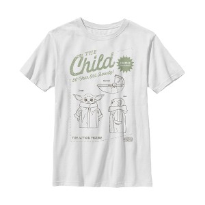 Boy's Star Wars The Mandalorian The Child 50 Year Old Bounty T-Shirt - 1 of 4