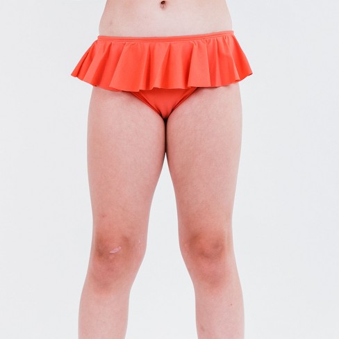 Calypsa Girl s Ruffled Full Coverage Bikini Bottom Target