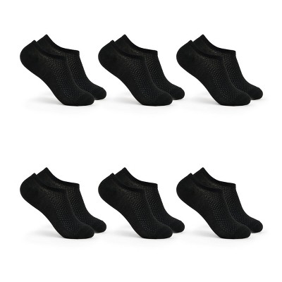 Fruit of the Loom Women's Breathable Lightweight 6pk Liner Athletic Socks 4-10