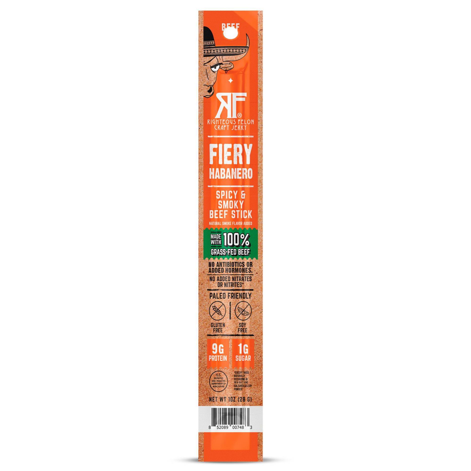 Righteous Felon Craft Jerky Stick - 1oz