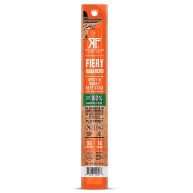Righteous Felon Craft Jerky Fiery Habanero Beef Stick - 9g Protein - 1oz