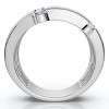 Pompeii3 14K White Gold 1ct Real Diamond Right Hand Ring - 2 of 4