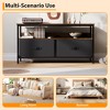 Stand with Drawers Shelves, Entertainment Center for 50 Inch TV,  Media Console Table with Storage, Small TV Stand Dresser for Bedroom Living Room - 4 of 4