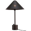 Zuo Modern 20.1" Cardo Table Lamp Bronze – Industrial LED Lamp with USB Charging and Dimmable Switch - 4 of 4