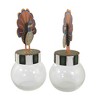 Thanksgiving 8.5 Inch Turkey Bubble Jar Decorative Decorative Jars - 2 of 3