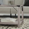 Emma and Oliver Engineered Wood Modern Farmhouse Coffee Table with Metal Accents - 4 of 4