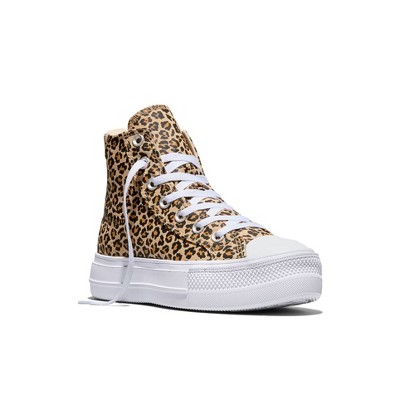 Converse Women's Platform Hight Top Sneakers - Leopard M8.5/W10.5 — фото 4