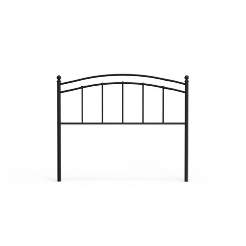eLuxury Sanford Metal Headboard Queen Black