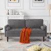 Sapphtopaz 65" Modern Couch Sofa - Loveseat Style with Soft Upholstery & Sturdy Frame, Cozy Seating for Living Room & Family Gatherings - 3 of 3