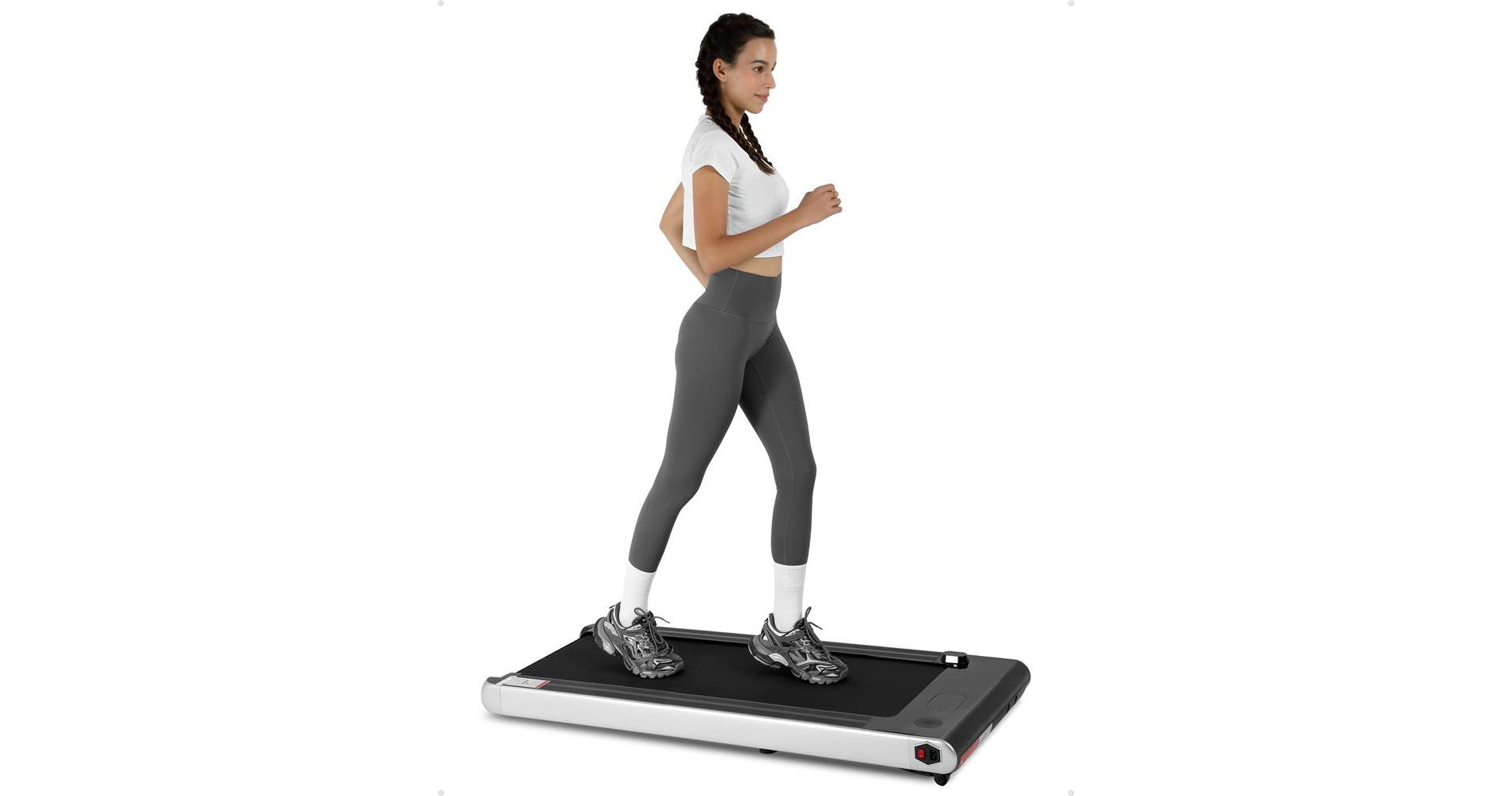 2.25 HP Folding Treadmill, Electric Treadmill for Home Office, Space Saving Treadmill, No Assembly Needed Portable Treadmill for Office Home Exercise