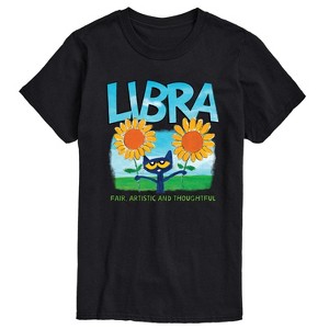 Men's - Pete the Cat - Libra Short Sleeve Graphic T-Shirt - 1 of 4