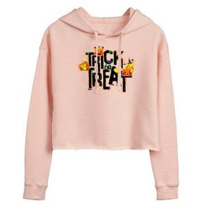 Women's - Pokémon - Trick Or Treat Cropped Graphic Hoodie - 1 of 3