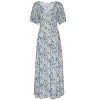 Women's Floral Puff Sleeve Maxi Dress - LASCANA - 4 of 4