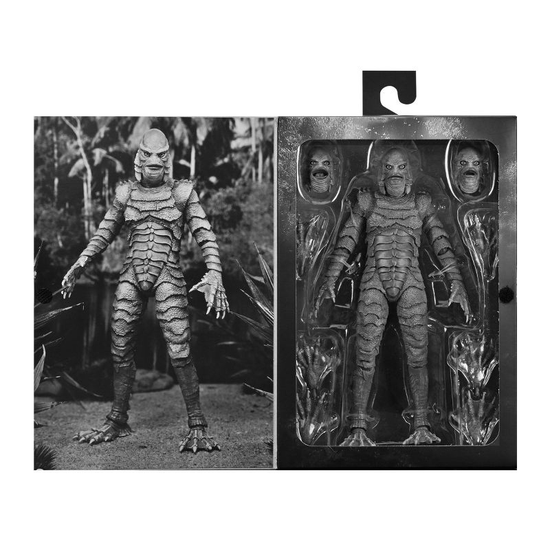 NECA Universal Monsters Ultimate Creature from the Black Lagoon B&#38;W 7&#34; Action Figure, 4 of 9