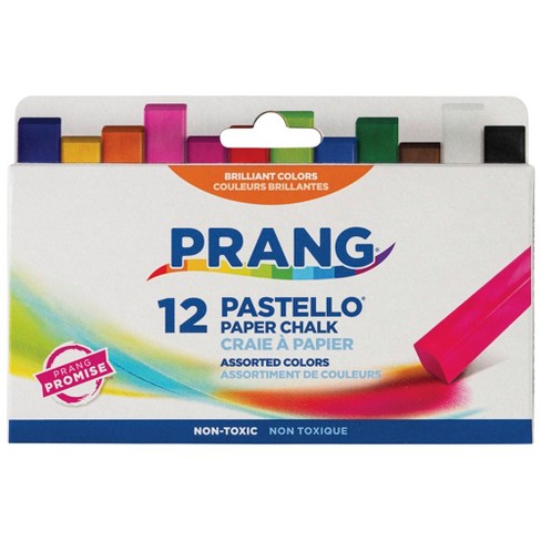Prang Pastello Colored Paper Chalk, Assorted Colors, Set Of 12 : Target