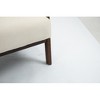 Ridstar Modern Fabric Accent Chair, Armchair with Wooden Frame & Lumbar Support for Living Room & Bedroom-White - 4 of 4