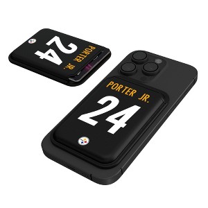 Keyscaper NFL Pittsburgh Steelers Players Game Tactic Black Magnetic Credit Card Wallet - 1 of 3