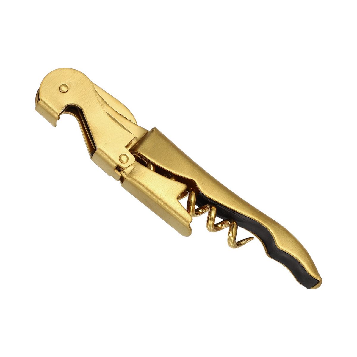 Unique Bargains Stainless Steel Wine Opener, Waiter Corkscrew Professional Wine Key Bottle Openers - thumbnail 7