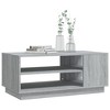 vidaXL Coffee Table - Gray Sonoma, Engineered Wood, Assembly Required, Rectangular Shape, Modern Design - 40.2"x21.7"x16.9" - 3 of 4