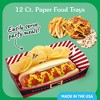 Big Dot of Happiness Jolly Santa Claus Party Paper Food Trays, Holiday Double-Sided Disposable Food Boats for Nachos, Hot Dogs, French Fries - 12 Ct - 2 of 4