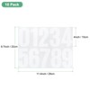 Unique Bargains Vinyl Self-Adhesive Mailbox Number Stickers 10 Sheets - 3 of 4