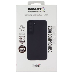 3SIXT Impact Zero Protective Case for Samsung Galaxy S22 - Black - 1 of 1