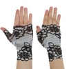 Unique Bargains Breathable Flower Manicure Gloves 1 Pair - 4 of 4
