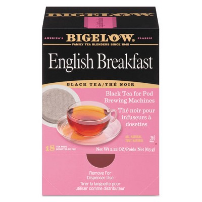 Bigelow English Breakfast Tea Pods - 18/Box - 1.90 oz